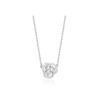 Tirr Lirr Bellarosa Silver-White Necklace TNSSVW00121M