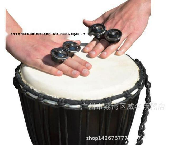 Hand-Cranked Metal Finger Percussion Bell Box Drum Companion