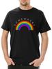 Somewhere Rainbow Herren T-Shirt Demon LGBTQ Gay Schwul Trans Gay Pride Month