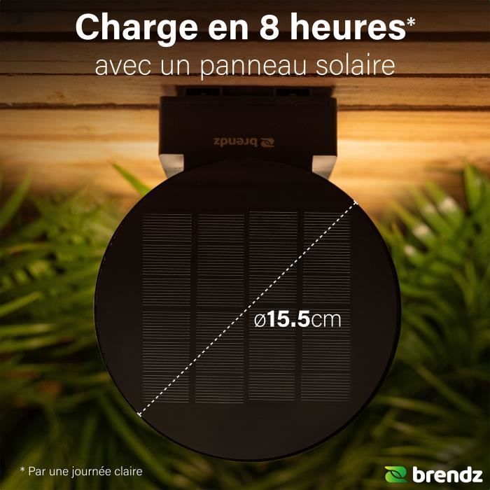 Наружный солнечный настенный светильник, Датчик движения, 600 люмен, теплый белый 3000k, Водонепроницаемый IP44, 3 режима освещения