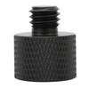 Адаптер для микрофонной стойки 5/8 дюйма внутренняя резьба на 3/8 дюйма наружная резьба адаптер для крепления микрофонной стойкиЧерный