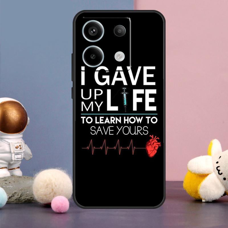 Медицинский чехол Доктор Медсестра Медицина Здоровье Для Xiaomi Redmi Note 14 9 10 11 12 13 15 Pro Plus Redmi 15 15C 10C 12C 13C 14C Чехол
