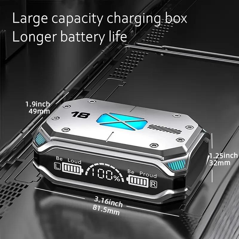 Bluetooth-наушники TWS Беспроводные наушники с шумоподавлением и аккумулятором емкостью 3500 мАч Спортивные гарнитуры с микрофоном