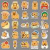50 New Capybar Cartoon Stickers Personalized Cute Animal Kapibala Decorative Stationery Glue Stickers