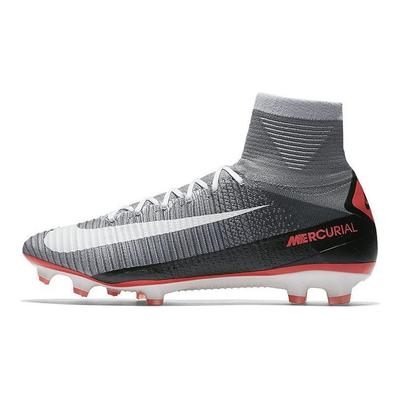 Мужские бутсы Mercurial Superfly 5 SE FG Волчий серый Чистый платиновый Инфракрасный Белый 852512-010
