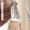 Foldable White 24-Clip Laundry Drying Rack
