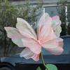 Outdoor Artificial Butterfly Giant Gauze 3D Silk Yarn Butterfly 2024 Fake Butterfly