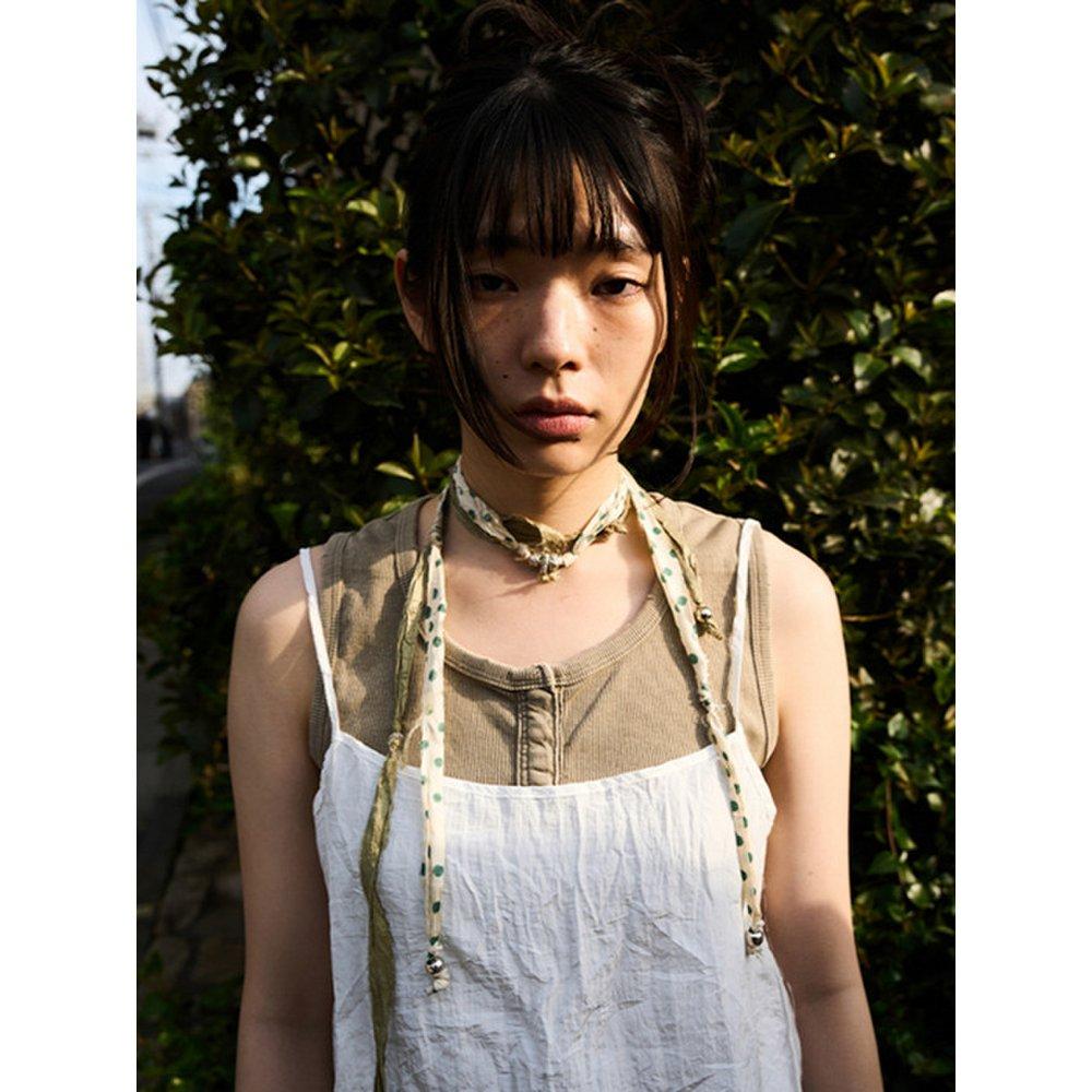 Silk String Necklace_Dot