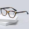 Anti Blue Light Cat Eye Reading Glasses Retro Spring Leg Presbyopia Eyeglasses Women Diopter