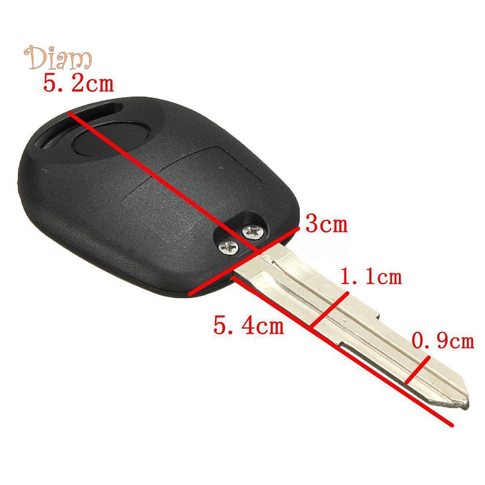 Чехол для дистанционного ключа Vana с 2 кнопками и необрезанным лезвием для Actyon Ssangyong Kyron Rexton