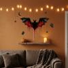 PVC Halloween Bat Wall Stickers Electrostatic Spooky Bat Sticker Window Sticker  Window