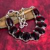 Wonderful Faceted Garnet 925 Solid Sterling Silver Necklace With Adjustable Chain, Handmade Gemstone Jewelry Necklace