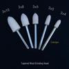 100-Piece Wool Polishing Head Set with Cylindrical and Pointed Tips for Electric Grinder, Ideal for Jade and Metal Polishing.