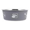 Pet Bowl with Unique Printed Design for Cat and Dog Use Stainless Steel Assorted Color
