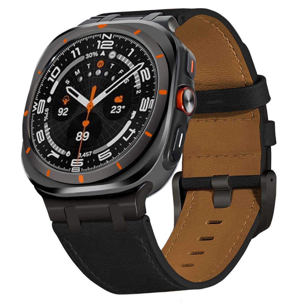 For Samsung Galaxy Watch 7 Ultra Smartwatch Band for Galaxy Watch Ultra 47mm Bracelet Belt Correa Accessorie Leather Watchstraps
