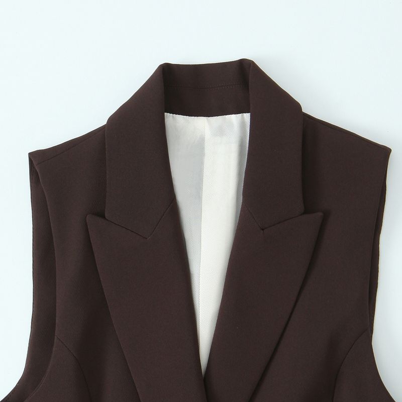 Kaslead Новая женская одежда Западный стиль Повседневные брюки с боковыми полосами с аксессуарами Жилет 8741326 8742326