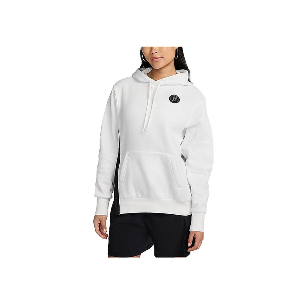 Nike Sabrina Fleece Hooded Skin-Friendly Long Sleeve Sweatshirt Unisex Sweatshirt White FV3206-121