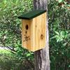 Hanging Birds Nesting Box Wooden Finch Nest Creative Bird House  Outdoor