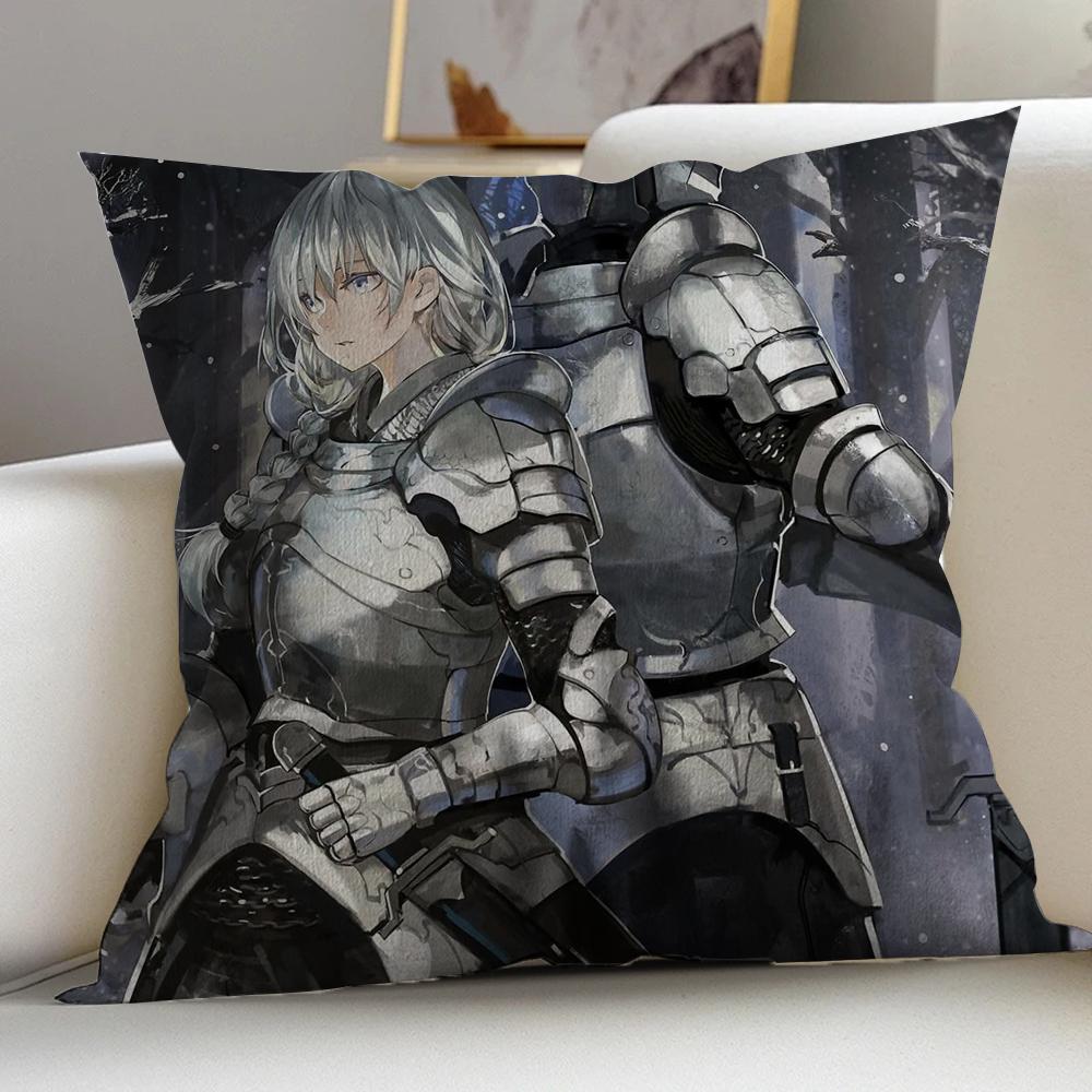 Goblin Slayer Cushion Cover Inches Farmhouse Decor Home Throw Pillow Covers for Couch Decorations