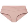 Comfortable Seamless High Elasticity Modal Anti-Clip Half Coverage Triangle Underwear Women Underwear Peach-Pink QF6357AD-5L7