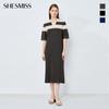  She S Miss Color Matching Color Knit Dresses SSkopo22010