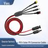 Солнечный MC4 PV Коннектор: Мужской/Женский на DC 5521/7909/TX60 Женский, 30A Ander New Energy