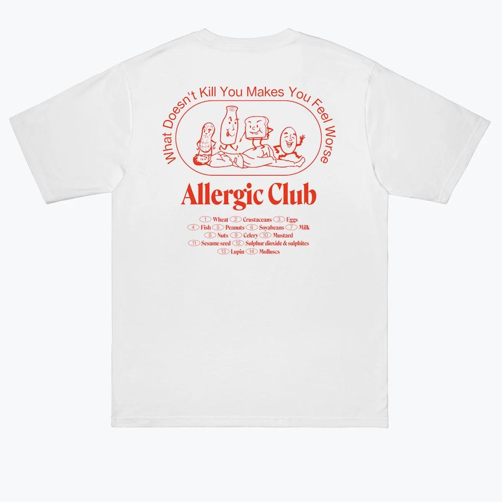 Allergic Club Независимый оригинальный дизайн Футболка
