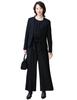 Mourning Black Formal Pants Large Long Black Pants [Niners] Clothes, Women's Clothes, Suit, Size, Length, Washable, Suit, Blouse, Set, NGR-2139 (No.