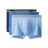 Solid Color Waistband Logo Print Boxer Briefs 3-Pack Men Underwear NP2261O-0I3