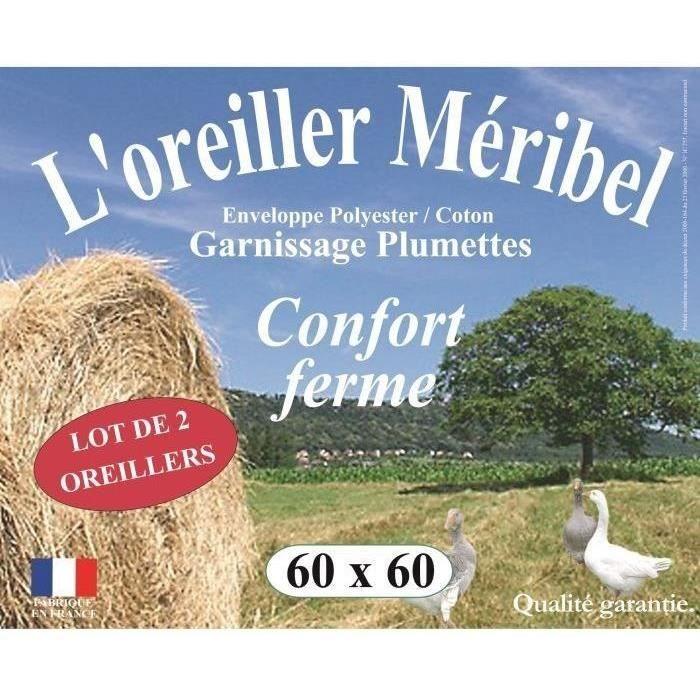Набор из 2 подушек DODO - Méribel Plumettes - 60 x 60 см - Белый