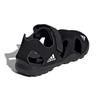 Adidas Captain Toey K Velcro Comfortable Non-Slip Anti-Kick Sandals Kids Sandals Black FX4203