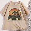 Arc Raiders Rust Belt Футболка с коротким рукавом, круглый вырез, хлопковые футболки для взрослых, крутая повседневная футболка, футболка с коротким рукавом, классические футболки