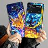 Чехол для телефона Funda для Xiaomi Poco F8 X3 X4 X5 X7 Pro F1 M3 M4 M7 Pro C75 F3 C71 C50 M5 C61 Милый Пикачу Покемон