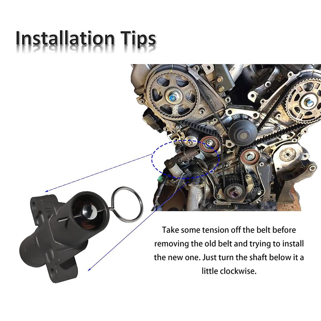 Compatible For Honda-Acura 14520RCAA01 BTH001 T43129 85019 12581902 Manual Timing Tensioner Belt Car Engine Accessories