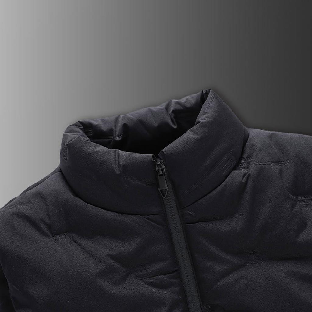 Men Winter Fashion Stand Collar Color Waistcoat Vest Jacket Top Coat