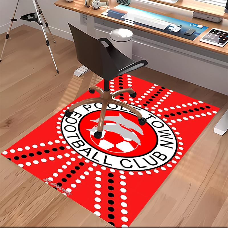 Football club logo Printed Absorbent Washable Carpet, Non-Slip Bathroom Mats, Kitchen Rugs, Yoga Mat,Living Room Entrance, Camping Picnic Rugs