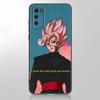 Чехол для Samsung Galaxy A12 A02S A22 A32 A52 A72 A71 A51 A41 A31 A21 A11 A50 A70 A10S A20S с изображением японского аниме Son Goku, черный, мягкий чехол