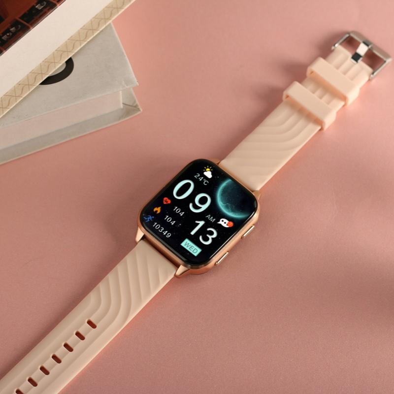 Умные часы Rainbuvvy FW12, 1,85 дюйма, TFT-дисплей 240x280, BT5.2, Bluetooth, вызовы, IP68, водонепроницаемый, поддержка нескольких спортивных режимов, 300 мАч, длительный режим ожидания