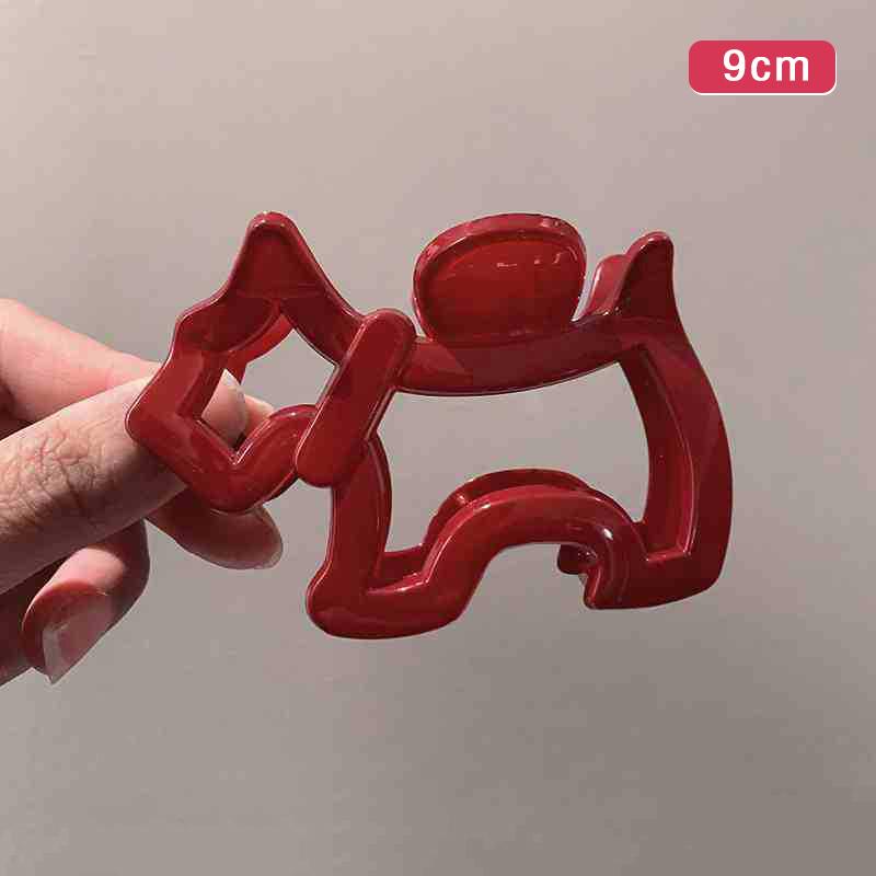 Мультяшная заколка для волос в виде щенка, цвет масляной живописи, зажим для волос, креативные заколки для волос, аксессуары для волос