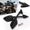 2Pcs Motorcycle Rear View Mirrors Replacements Side Mirrors for Yamaha YZF-R25