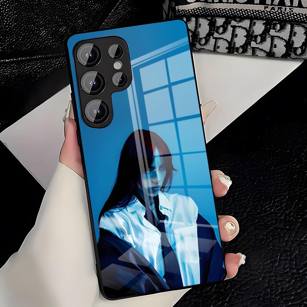 Чехол для телефона SINGER B-BILLIE для Samsung A25 A13 A33 5G A54 A36 A35 A56 A52 A14 Ударопрочная стеклянная крышка