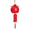 DIY Felt Red Lantern 3D Chinese Red Lantern Decorative FU Character Lantern  New Year