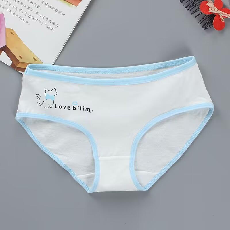 Girls Underwear Cotton Briefs Breathable Children Cartoon Summer Low Waist