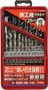 Набор металлических сверл E-Value с круглым хвостовиком, набор из 25 штук, ETD-25S