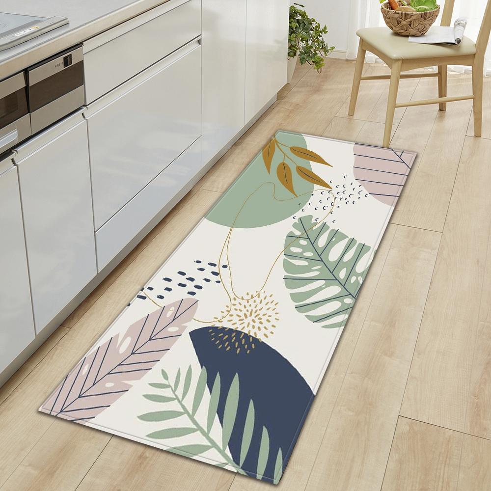 Коврик для входной двери, кухонный коврик, пол для спальни, гостиной, нескользящий напольный коврик, коврик для коридора, ванной комнаты, ковер