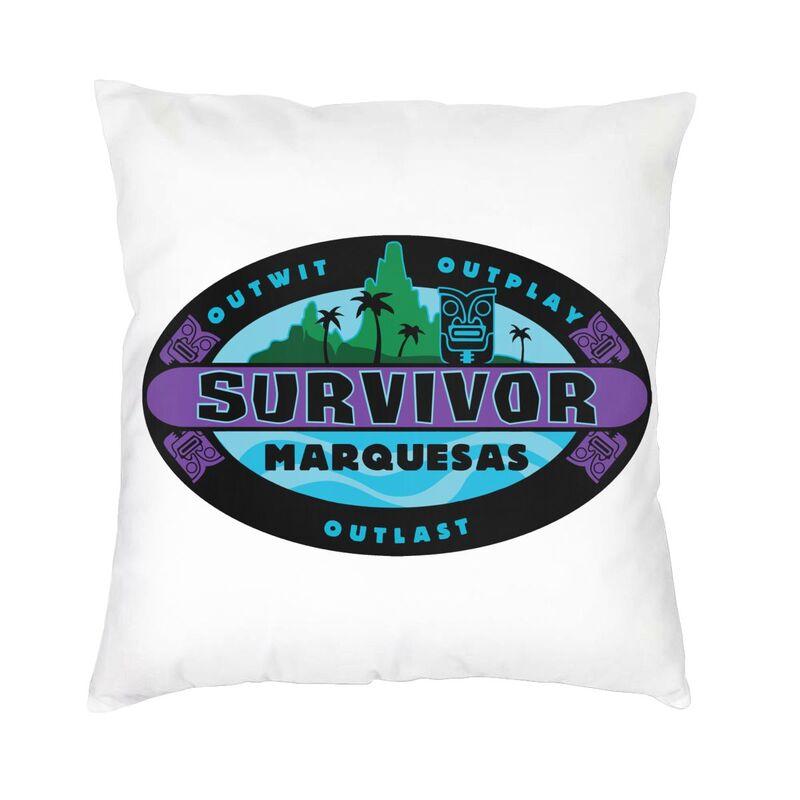 Reality TV Survivor Cushion Covers Sofa Home Decorative Square Throw Pillow Case 40x40cm