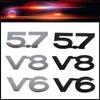 3D Премиум 5.7 V6 V8 Автомобиль Капот Крыло Багажник Задний Декаль Эмблема Значок Наклейка для Prado