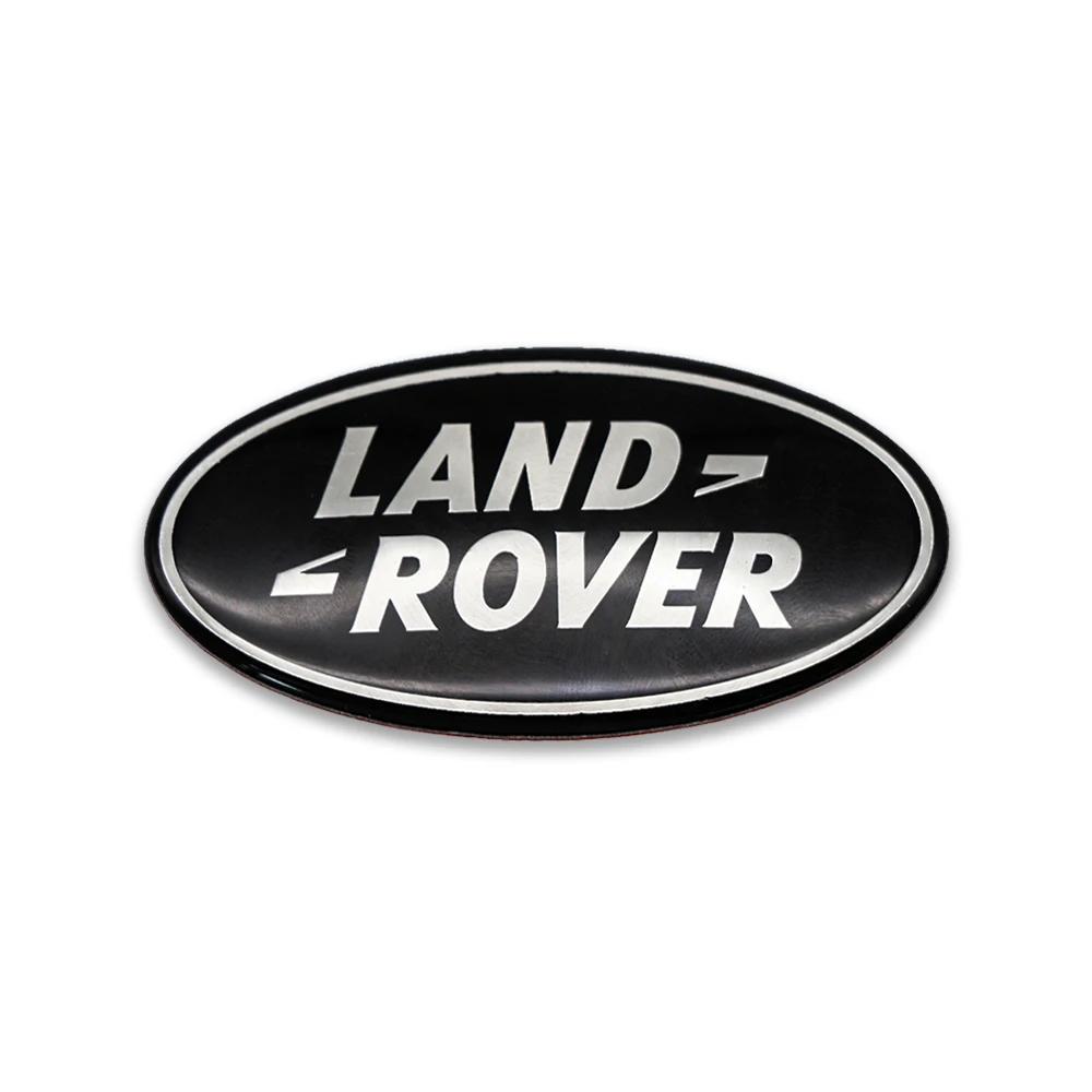 ABS 8.6cm Car Front Grille Trunk Badge Sticker Body For Land Rover Range Rover Evoque Discovery 3 4 Defender 4 Styling Sticker NG4