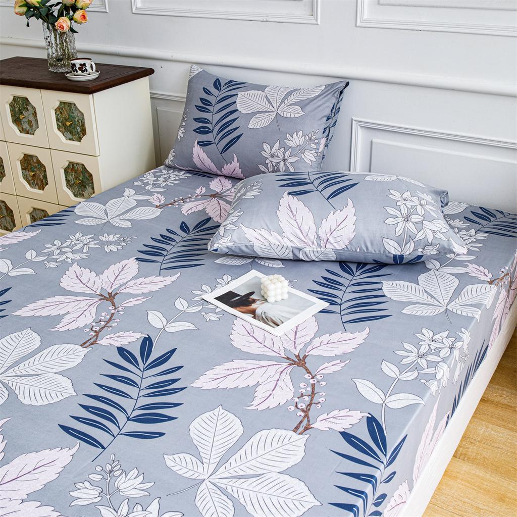 1 шт. Простыня на резинке с принтом, Постельное белье, Без наволочки. для Спальни, Отеля Различные Домашние Украшения