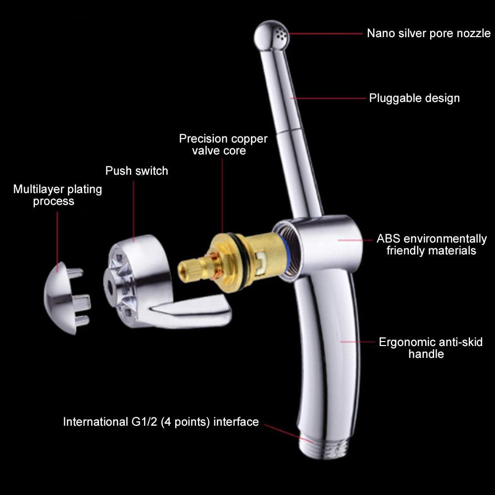 Душ Чистое тело Женщина Стиральная машина Распылитель Голова Вагина Промывка нижней части унитаза Вагинальный анальный инструмент
